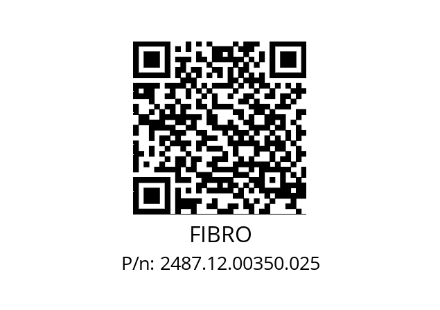   FIBRO 2487.12.00350.025