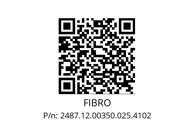   FIBRO 2487.12.00350.025.4102