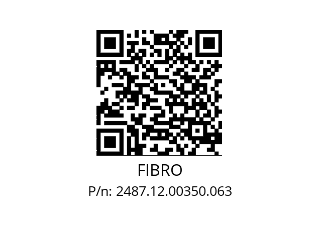   FIBRO 2487.12.00350.063