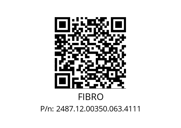   FIBRO 2487.12.00350.063.4111