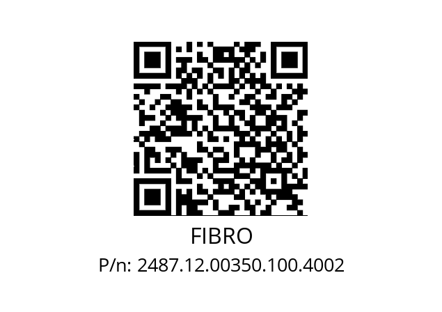   FIBRO 2487.12.00350.100.4002