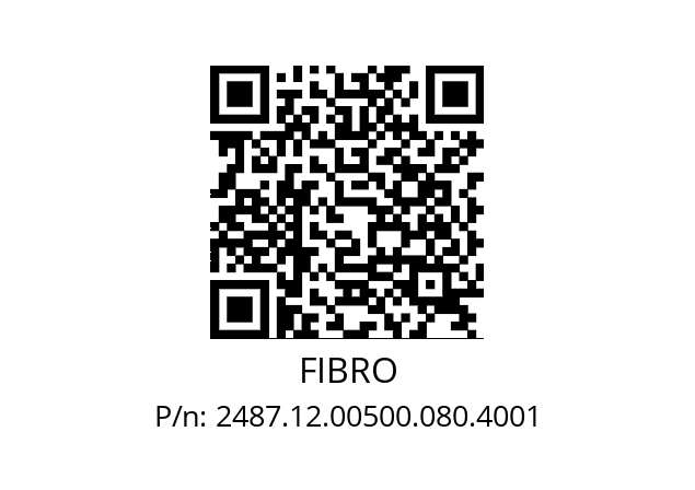   FIBRO 2487.12.00500.080.4001