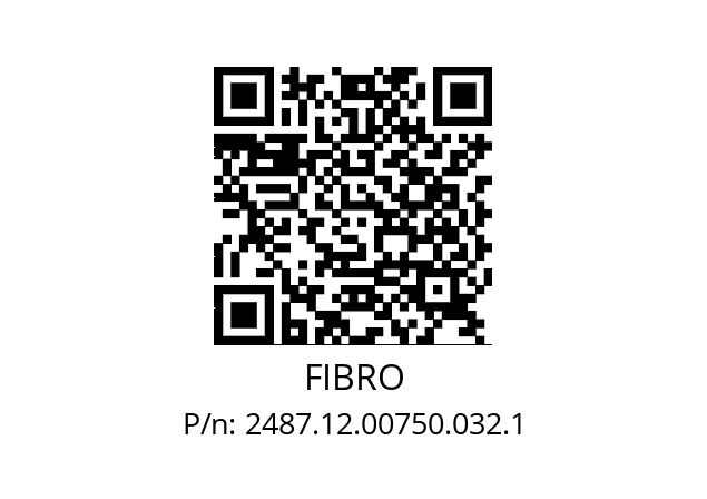   FIBRO 2487.12.00750.032.1