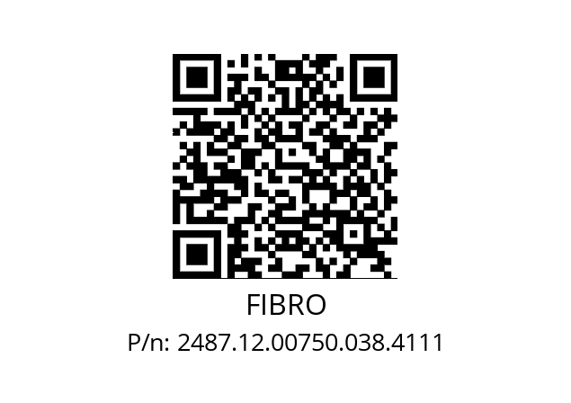   FIBRO 2487.12.00750.038.4111