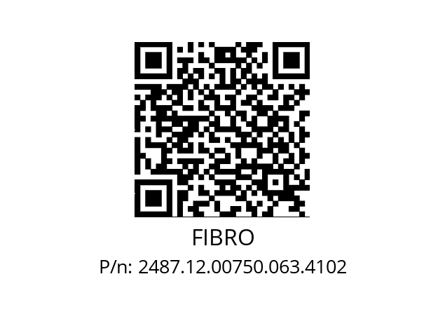   FIBRO 2487.12.00750.063.4102