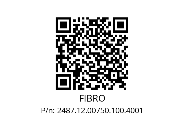   FIBRO 2487.12.00750.100.4001