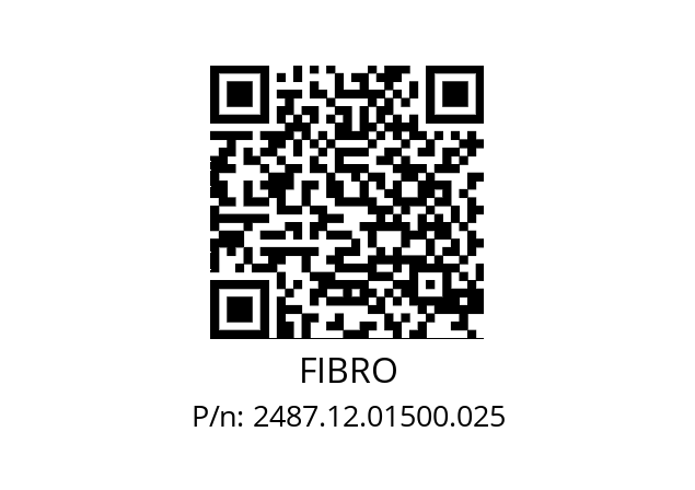   FIBRO 2487.12.01500.025