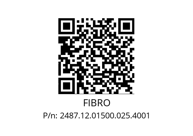   FIBRO 2487.12.01500.025.4001