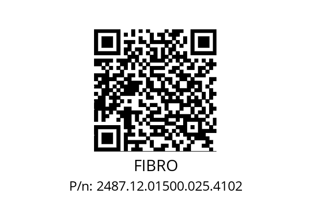   FIBRO 2487.12.01500.025.4102