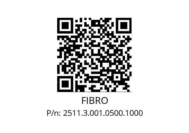   FIBRO 2511.3.001.0500.1000