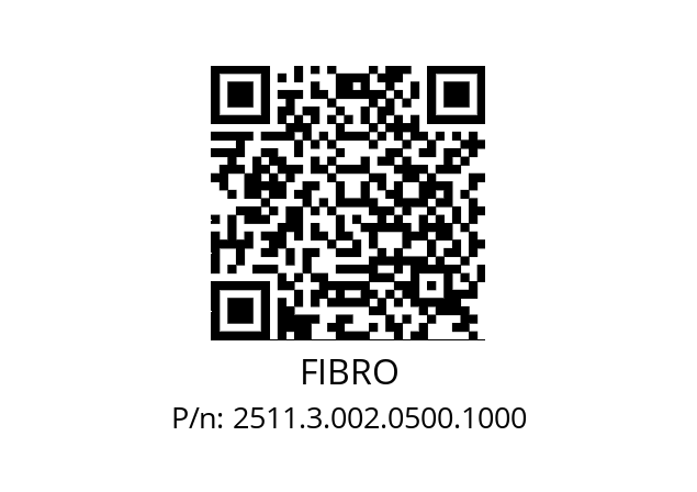   FIBRO 2511.3.002.0500.1000