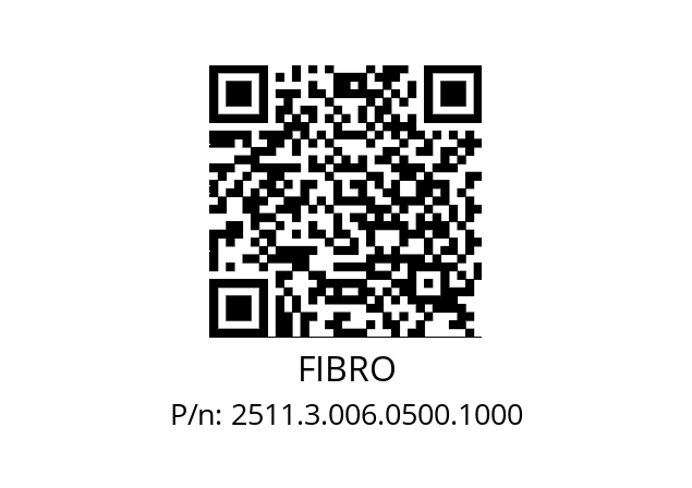   FIBRO 2511.3.006.0500.1000