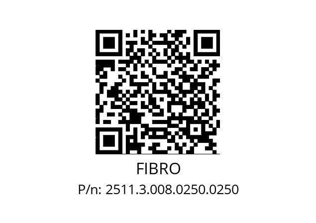   FIBRO 2511.3.008.0250.0250