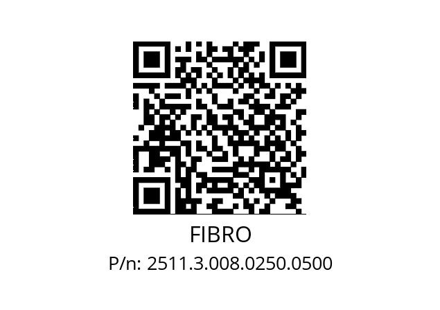   FIBRO 2511.3.008.0250.0500