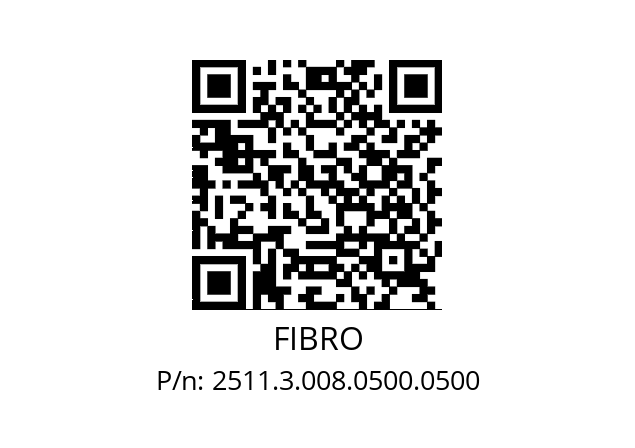   FIBRO 2511.3.008.0500.0500