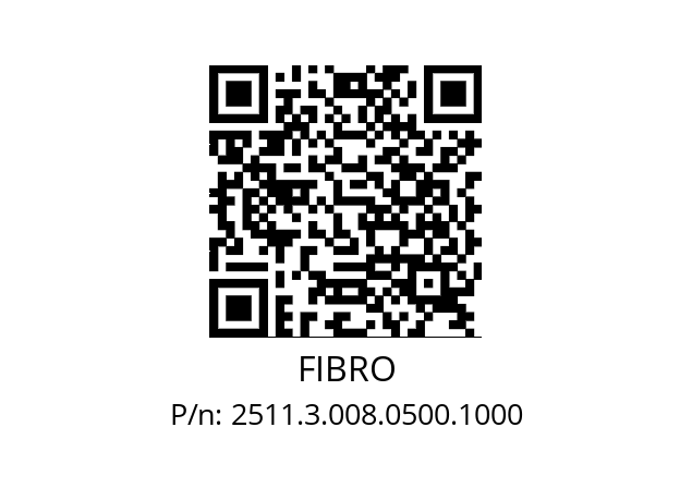   FIBRO 2511.3.008.0500.1000