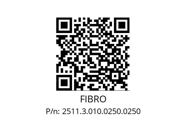   FIBRO 2511.3.010.0250.0250