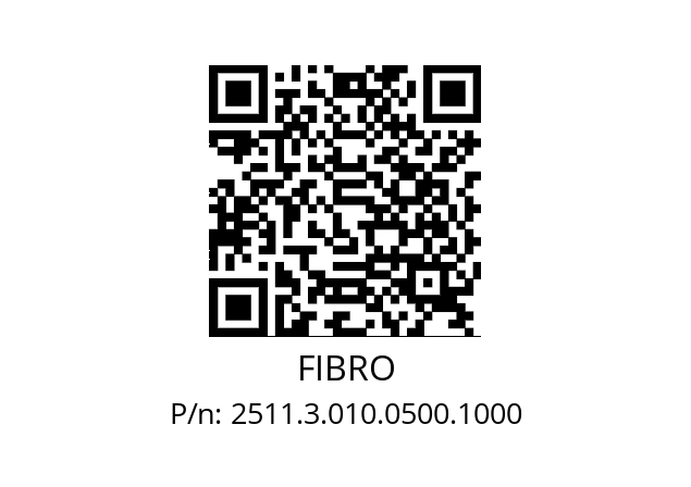   FIBRO 2511.3.010.0500.1000