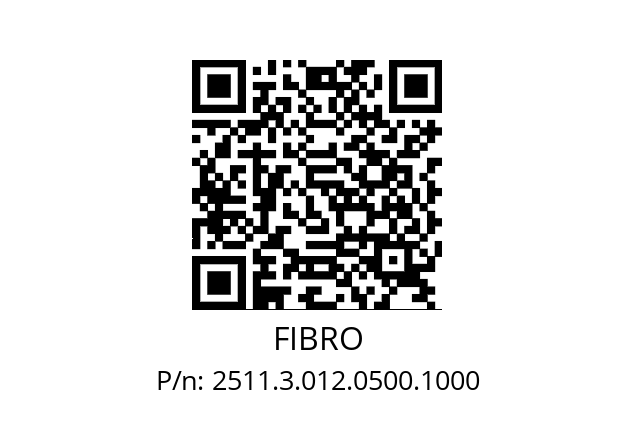   FIBRO 2511.3.012.0500.1000