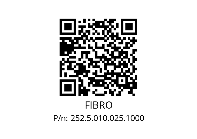   FIBRO 252.5.010.025.1000