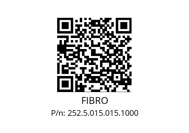   FIBRO 252.5.015.015.1000