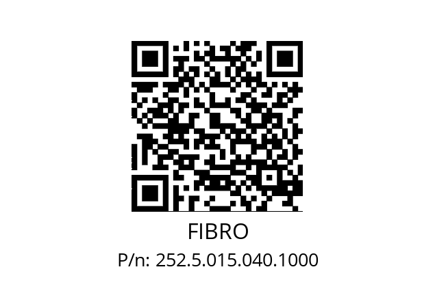   FIBRO 252.5.015.040.1000