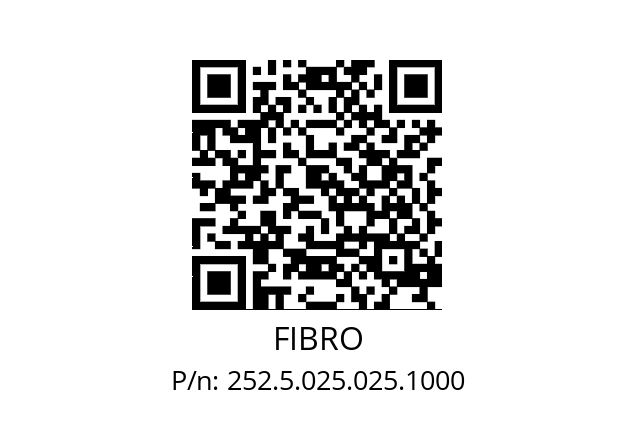   FIBRO 252.5.025.025.1000