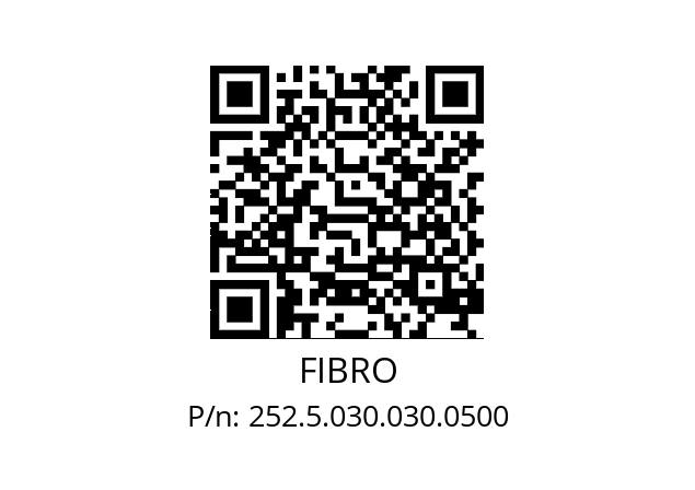   FIBRO 252.5.030.030.0500