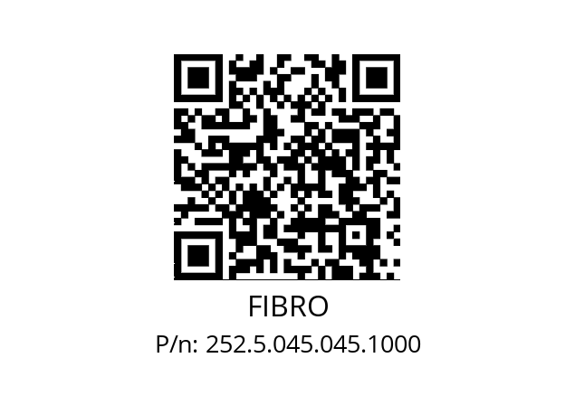   FIBRO 252.5.045.045.1000