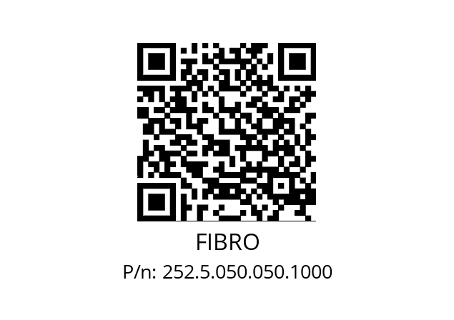   FIBRO 252.5.050.050.1000