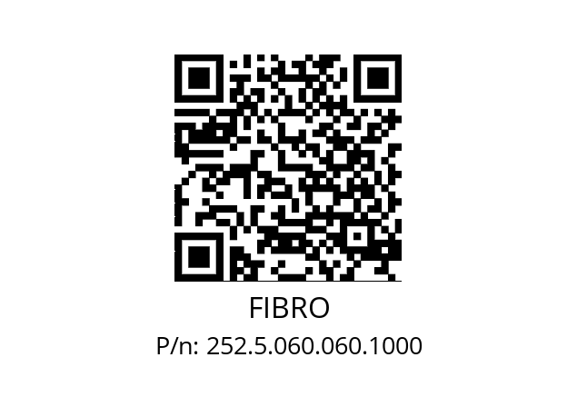   FIBRO 252.5.060.060.1000