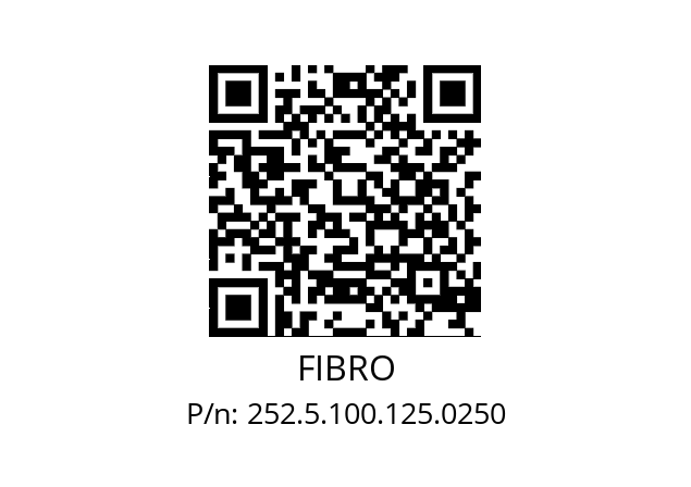   FIBRO 252.5.100.125.0250