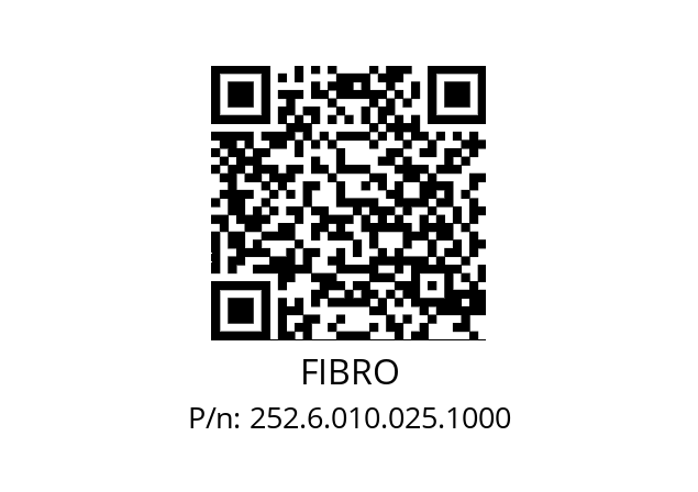   FIBRO 252.6.010.025.1000