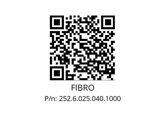   FIBRO 252.6.025.040.1000