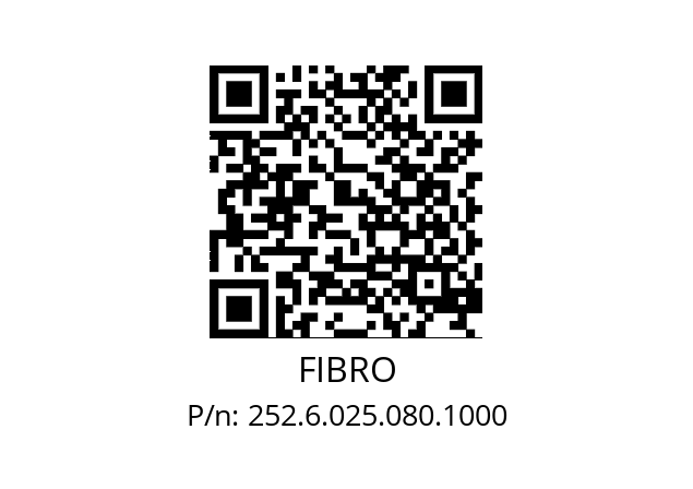   FIBRO 252.6.025.080.1000