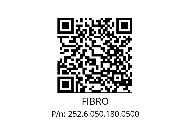   FIBRO 252.6.050.180.0500