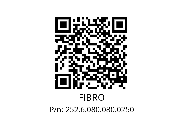   FIBRO 252.6.080.080.0250