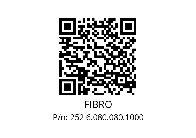   FIBRO 252.6.080.080.1000