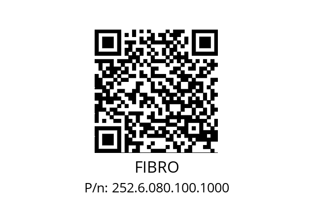   FIBRO 252.6.080.100.1000