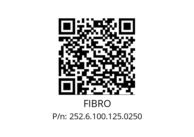   FIBRO 252.6.100.125.0250