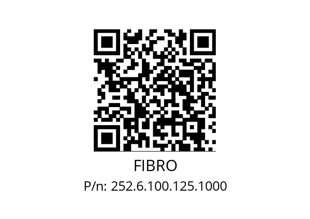   FIBRO 252.6.100.125.1000