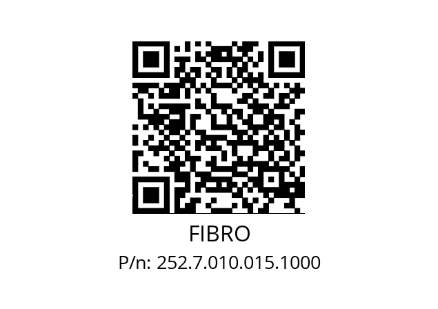   FIBRO 252.7.010.015.1000