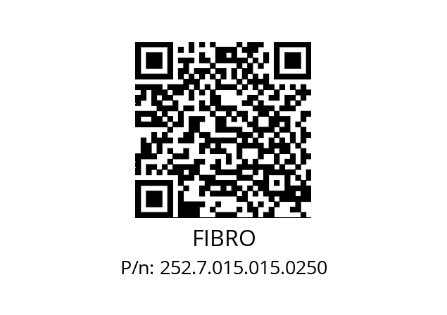   FIBRO 252.7.015.015.0250