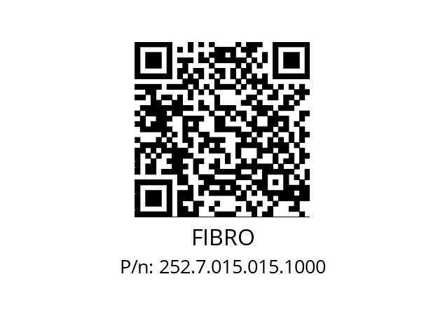   FIBRO 252.7.015.015.1000