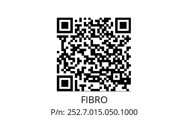   FIBRO 252.7.015.050.1000