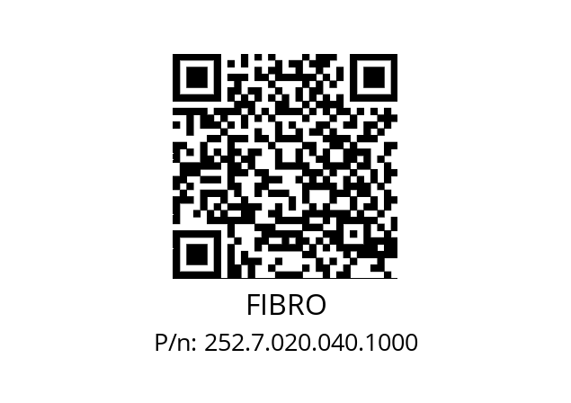   FIBRO 252.7.020.040.1000