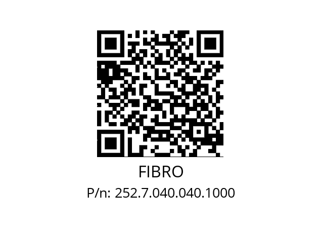   FIBRO 252.7.040.040.1000