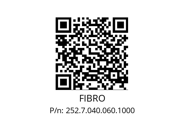   FIBRO 252.7.040.060.1000