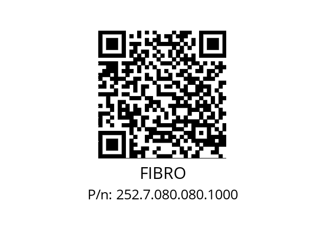   FIBRO 252.7.080.080.1000