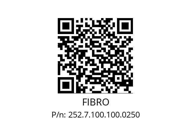   FIBRO 252.7.100.100.0250